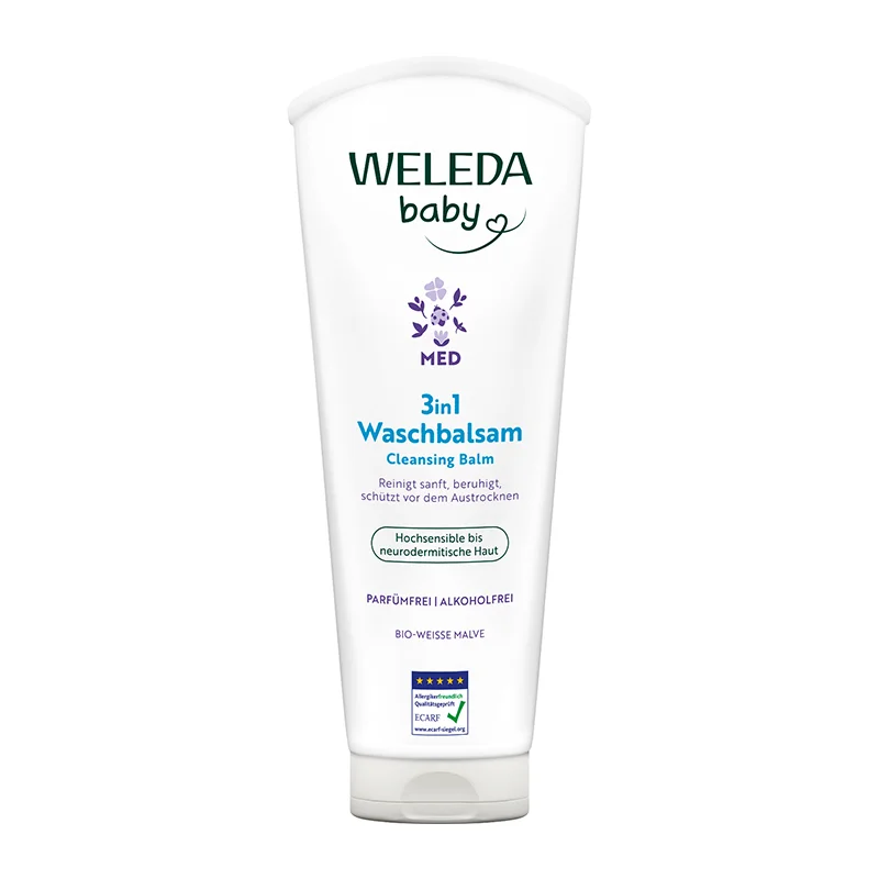 Weleda Med 3in1 Waschbalsam Weiße Malve, 200ml 00554400