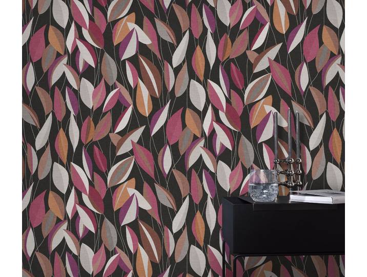 Vliestapete ERISMANN Vliestapete FOLIAGE , rot, B:0,53m H:0,09m L:10,05m, Vlies, Tapeten, Vliestapete, Phthalate frei