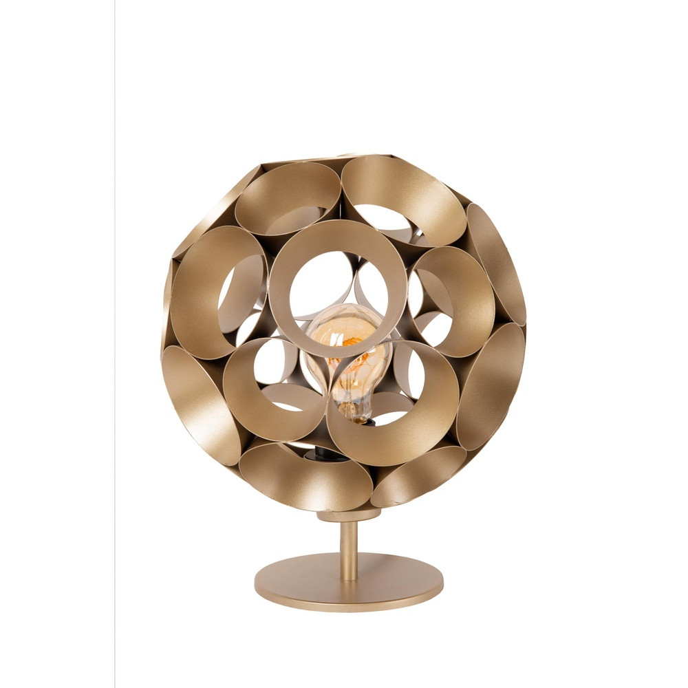 Lucide Hannelore Tafellamp Goud/Messing Ø 25 cm E27
