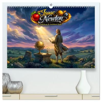 Isaac Newton - Vom fallenden Apfel zu den Gesetzen des Universums. (hochwertiger Premium Wandkalender 2027 DIN A2 quer), Kunstdruck in Hochglanz