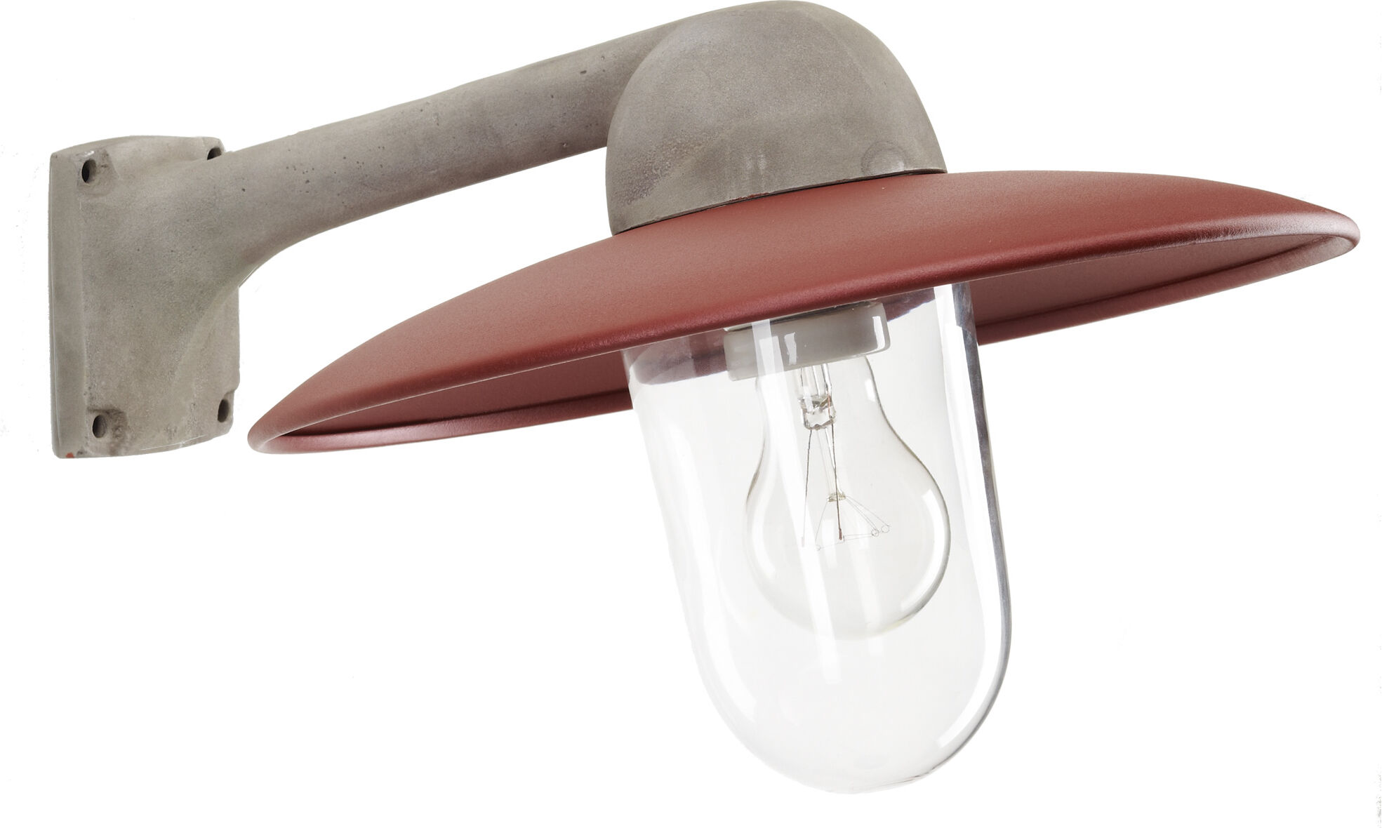 KS Verlichting Wandlamp Fabrique Alu/Rood