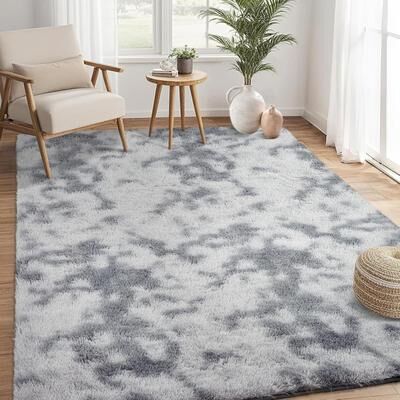 YUN Runner Rug Shag Fluffy Area Rug, Soft Plush Furry Runner with Non Slip Bottom, Comfy Hallway Rug for Bedroom, Nursery