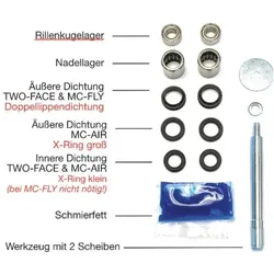 Tatze, Velopedale