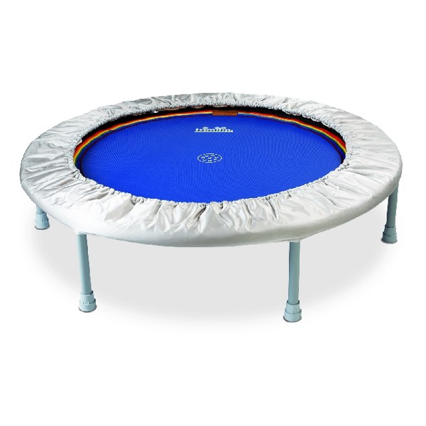 Heymans Trimilin Heymans Trampolin Trimilin Mini Swing Rebounder klappbare Beine blau-silber HEY-199