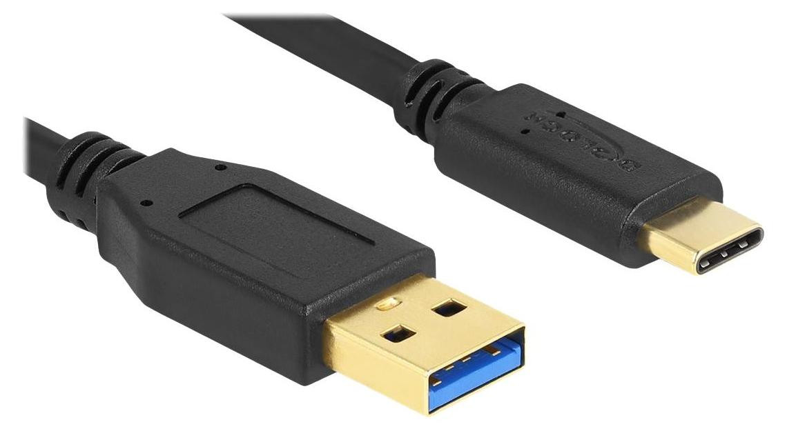 Delock 84004 SuperSpeed USB 3.2 Gen2 Adapterkabel Typ-A naar USB-C, 2m