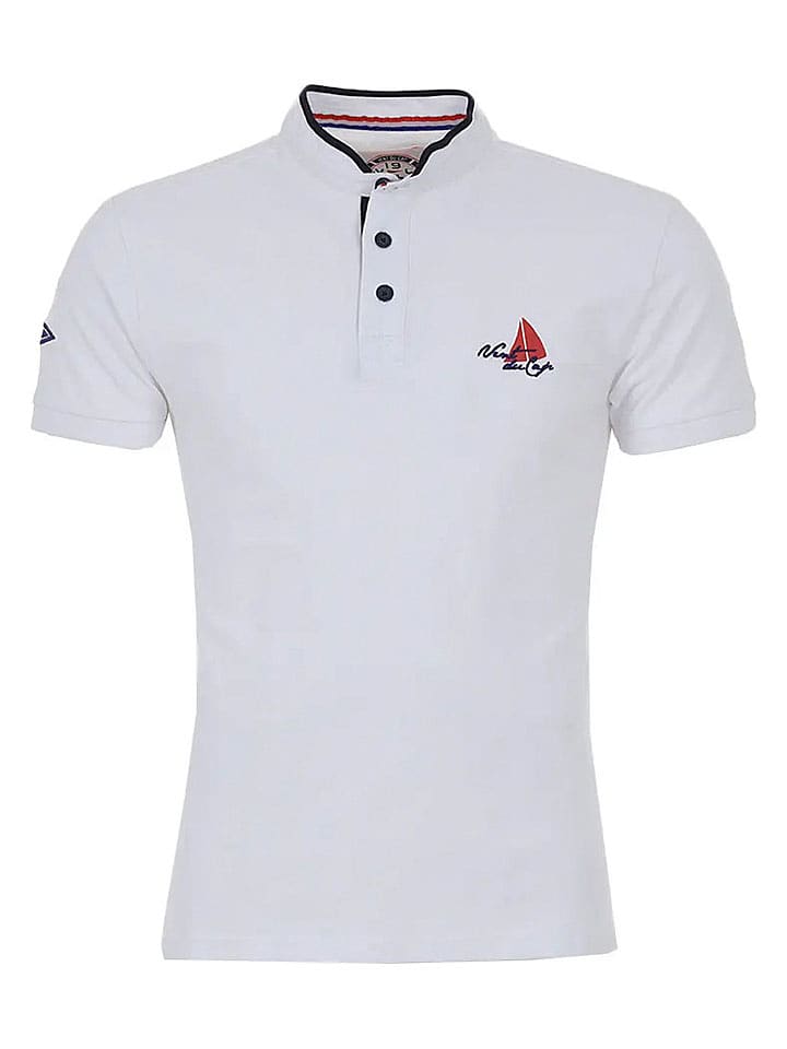 Vent du Cap Poloshirt "Carmand" in Weiß - L