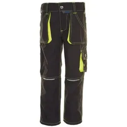Bundhose anthrazit/gelb, Größe 170/176 - gelb - 170/176