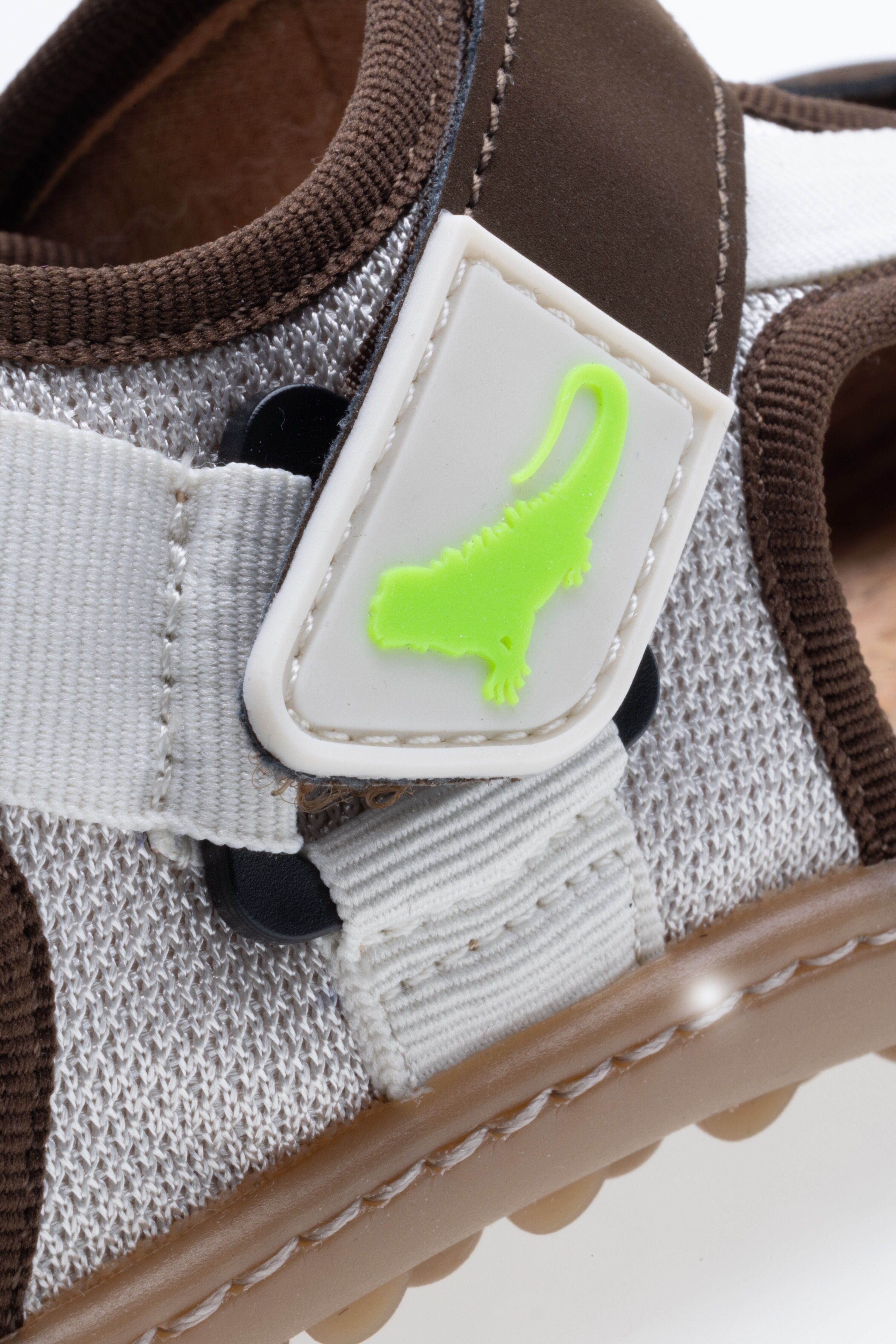 Barfußschuh LEGUANO "ATTREKKTIVE", Damen, Gr. 43, Textil, braun (natur), Schuhe Barfußschuh, Sommerschuh, der das taktile Empfinden verstärkt
