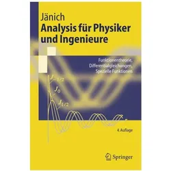 Analysis für Physiker und Ingenieure, Fachbücher von Klaus Jänich