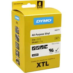 Dymo Label Band XTL 1868775 Vinyl  schwarz auf gelb  54mm x 7,5m