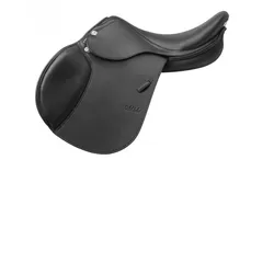 Sattel PR M.Robert CPS SPR, ELITE Doubliert, +1cm hinten, Gr. Klettpausch black/dobliert 17/33
