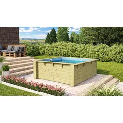 Karibu Massivholzpool 38 mm