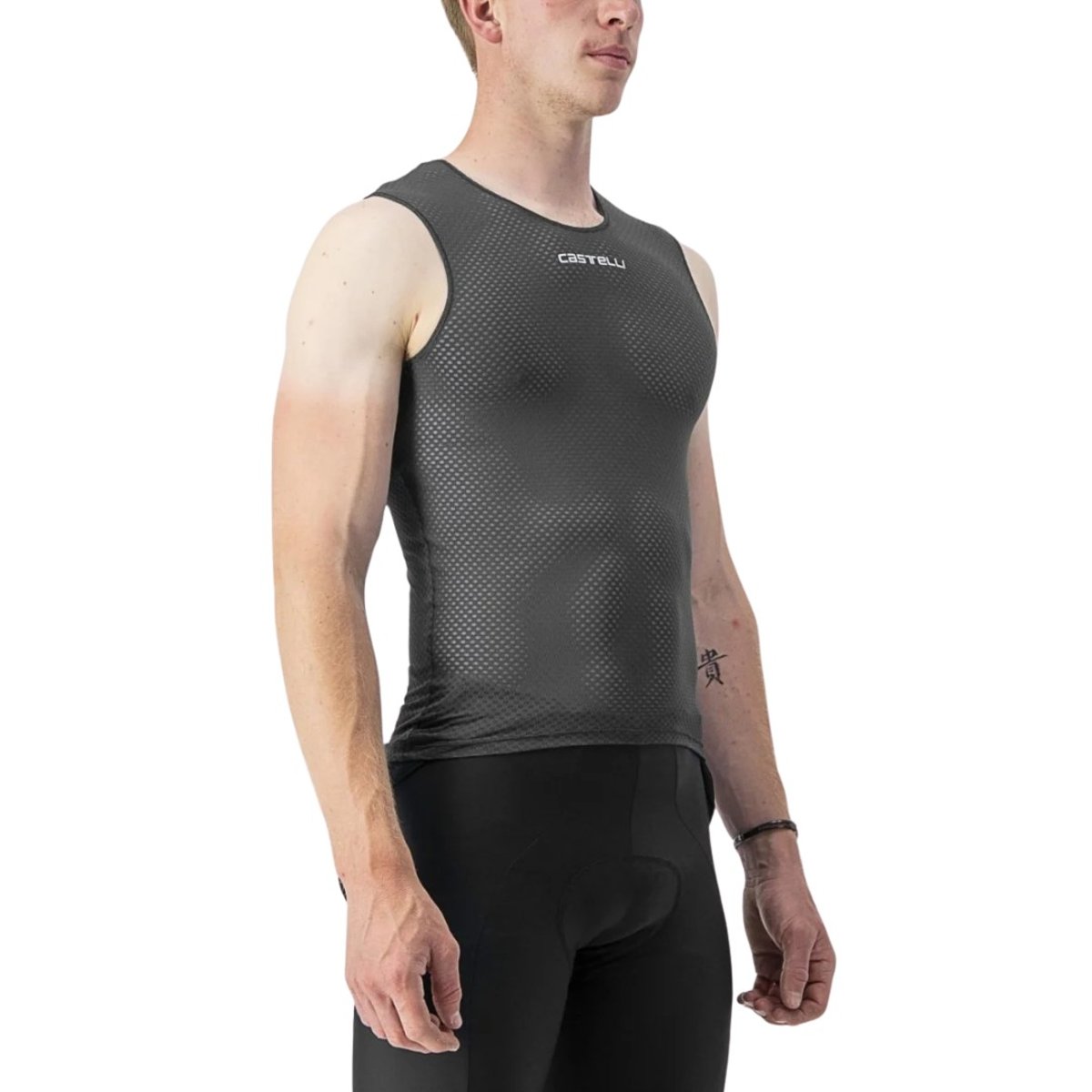 Camiseta Interior Castelli Pro Mesh 2.0 Sem Mangas Preto, Tamanho XL Homem