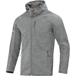 Jako Softshelljacke Light grau meliert 34