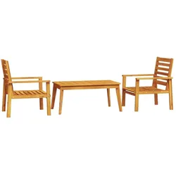 vidaXL, Gartenlounge, Dadonella (2x Stuhl + Tisch)