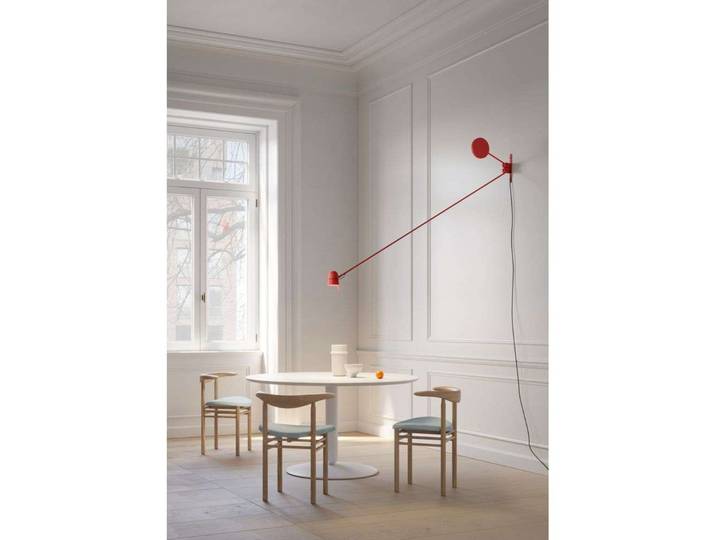 Counterbalance Wandleuchte Red - Luceplan - Wohnzimmer - Metall