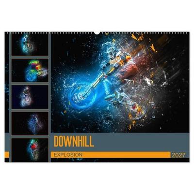 Downhill Explosion (Wandkalender 2027 DIN A2 quer), CALVENDO Monatskalender