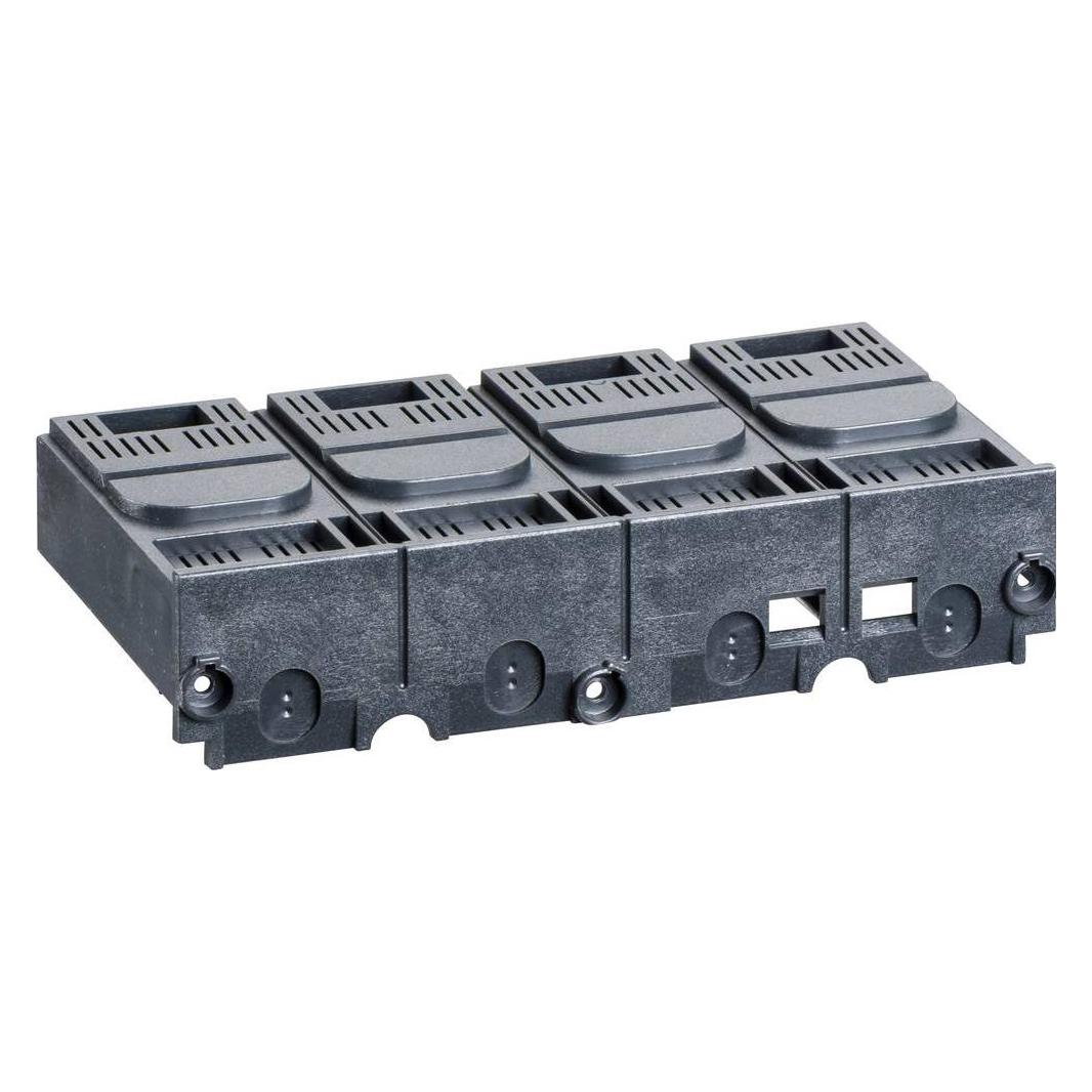 Schneider Electric LV429516, Anschlussblockabdeckung, 1 Stück(e), Schwarz, IP40, 162 mm, 161 mm (LV429516)