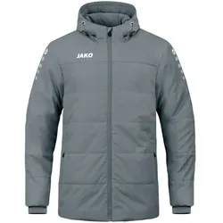 Jako Coachjacke Team mit Kapuze - grau - XL