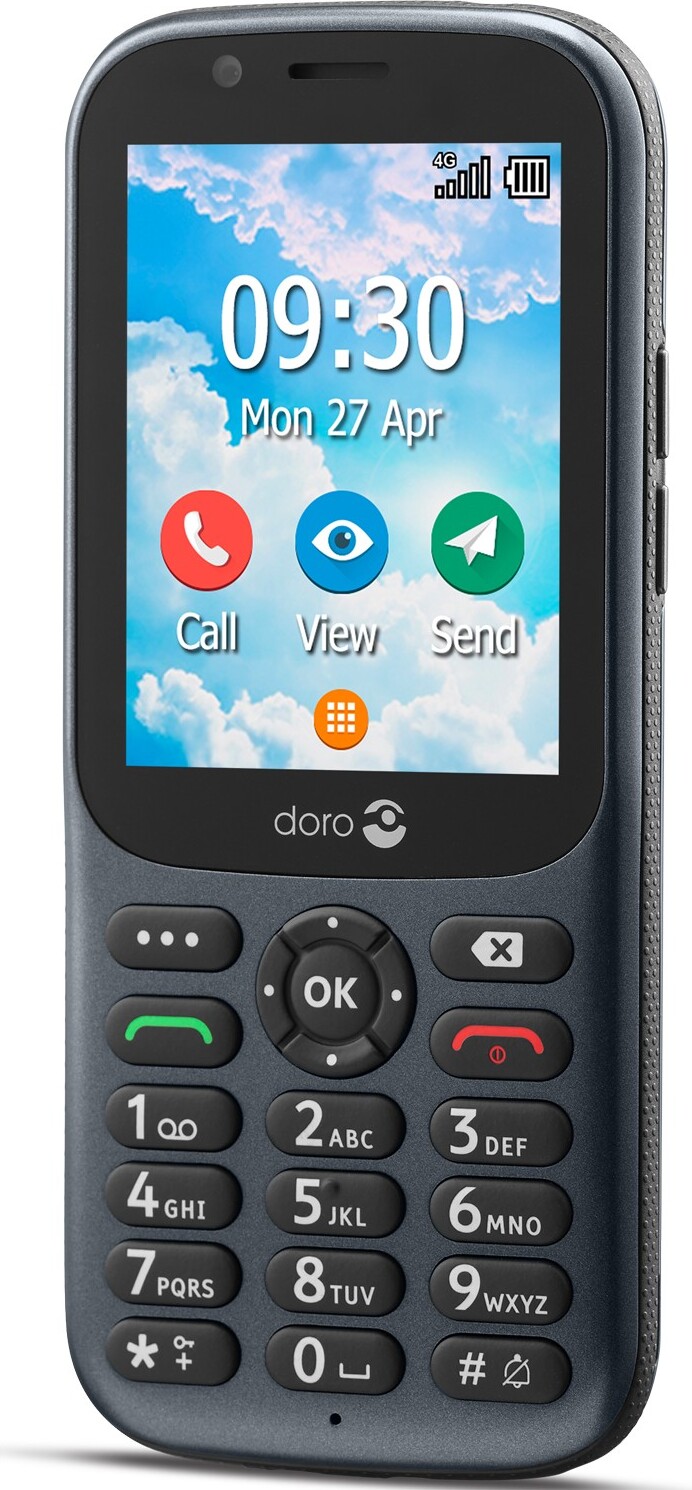 Doro 731X, Balken, Dual-SIM, 3 MP, Bluetooth, 1600 mAh, Graphit