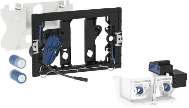Geberit WC-Steuerung 115898006 Batteriebetrieb, 2-Mengen-Spülung, für Funktaster