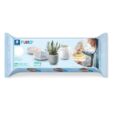 STAEDTLER FIMOair Lufttrocknende Modelliermasse, Großblock 2000 g, 8102-0