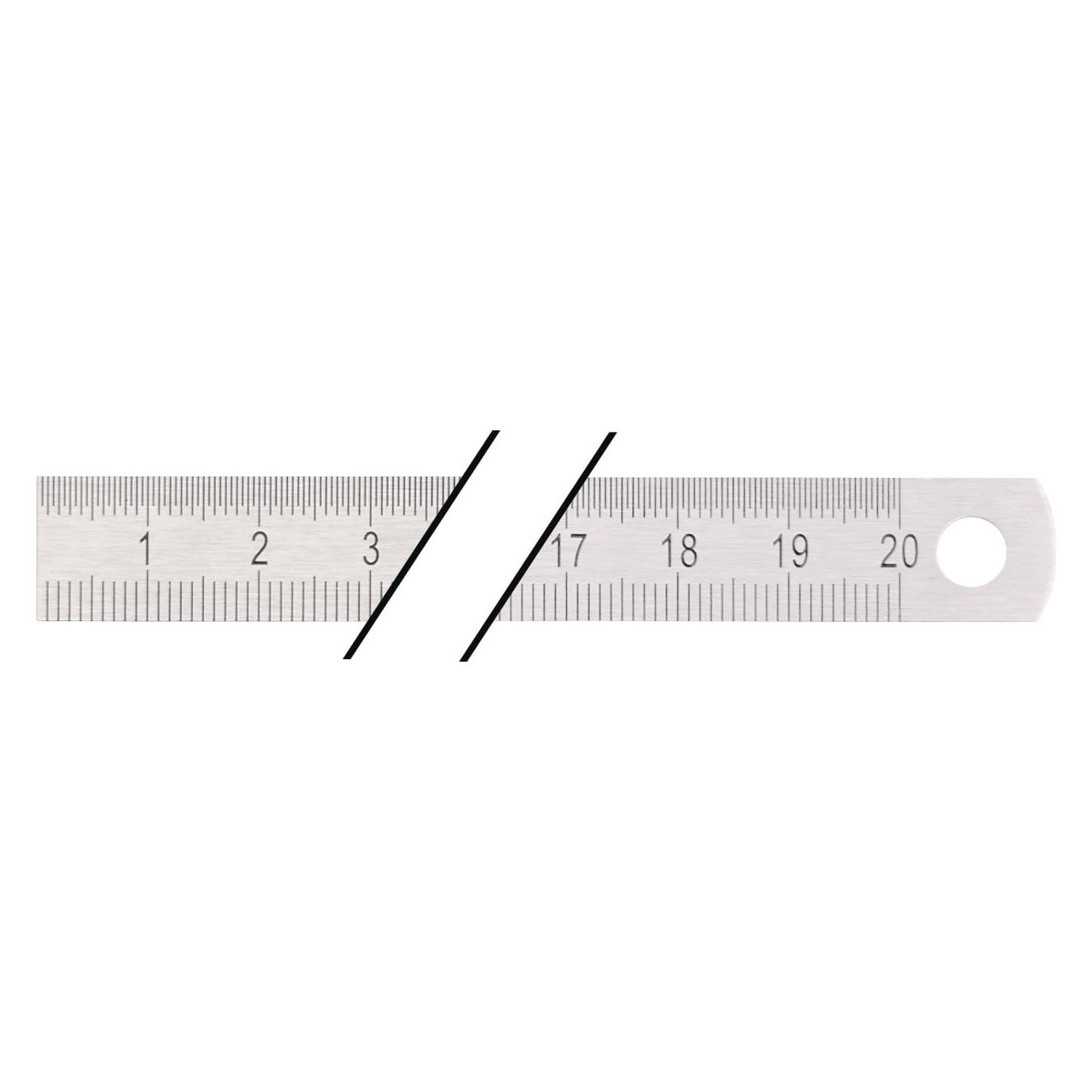 Tecwerk Stahlmassstab (50 cm, Stahl) (2000858763)