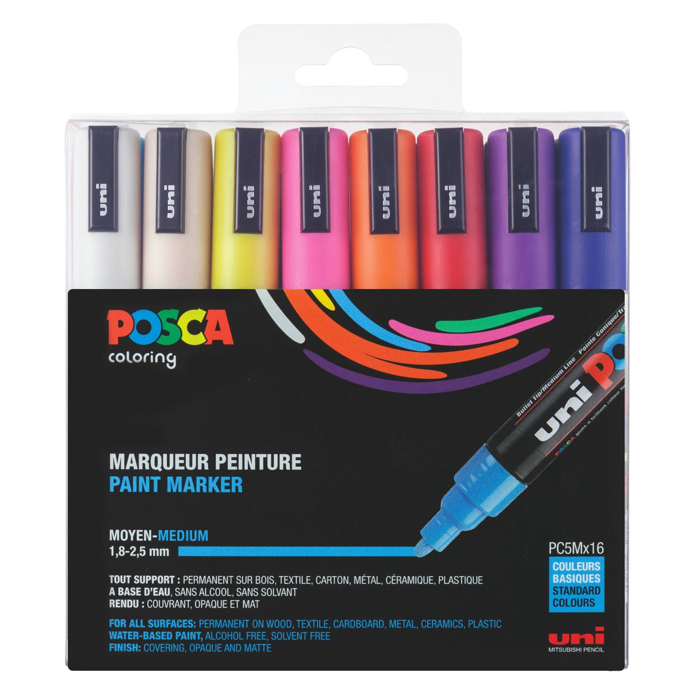 Posca Marker PC-5M, 16er Set (16x) (401624)