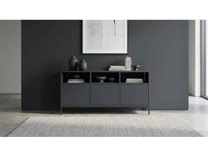 Sideboard schwarz Premium Dekore Schwarz