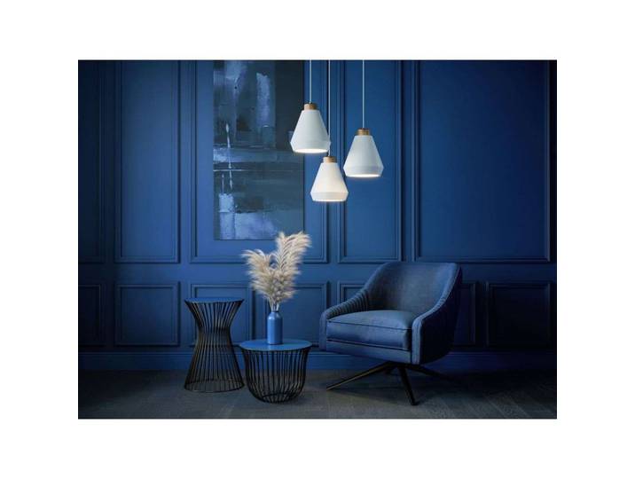 Edge Pendelleuchte Medium White - Herstal - Esszimmer - Metall