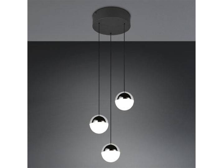 Luminaire Reality\, suspension LED SANTA DH 25 x 150 cm\, argent