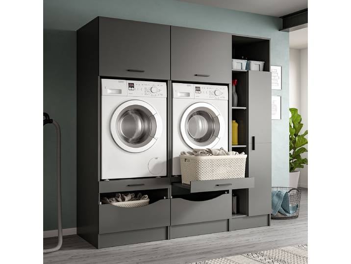 Kit de transformation Lave-linge I 182 x 195 x 68cm Gris/Anthracite