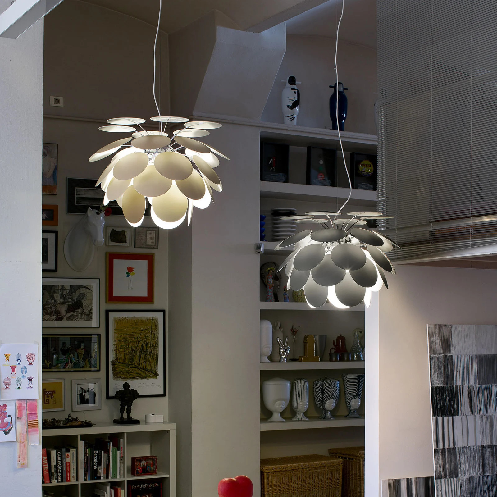 Marset Discocó Hanglamp - Matgrijs - Ø53 cm