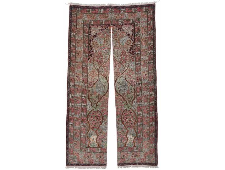 Kerman Lawar Teppich 149x289 Handgeknüpft Orientteppich Perserteppich Wolle