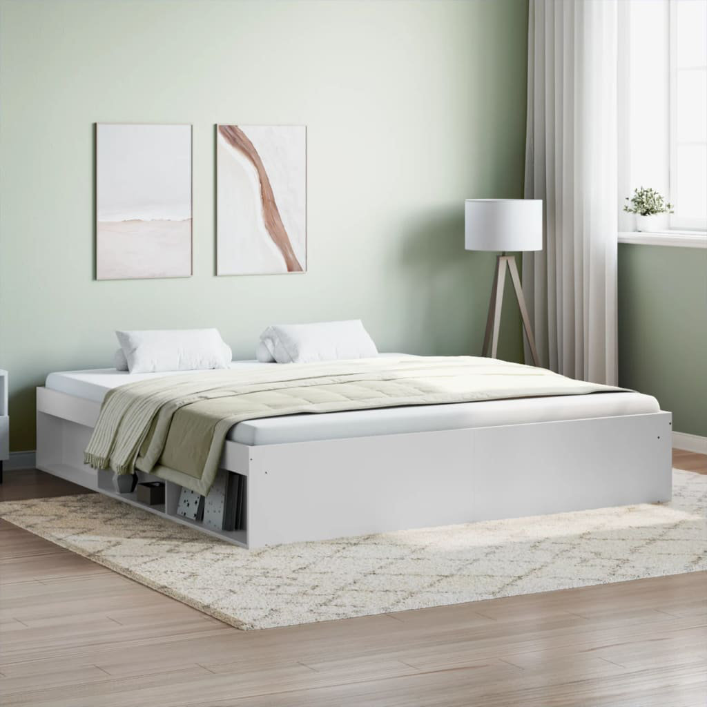 Latitude Run Afriani Bed White Super King (6')