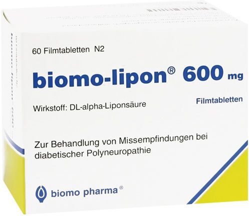 biomo pharma BIOMO-lipon 600 mg Filmtabletten 60 St