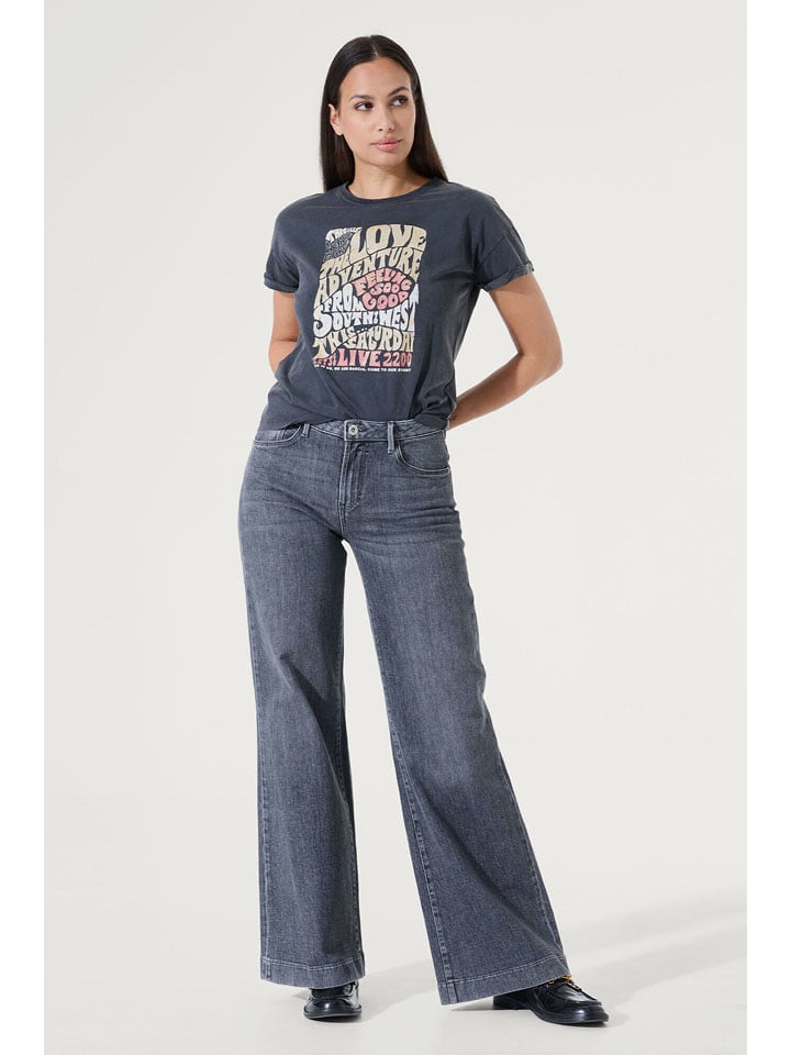 Garcia Shirt in Anthrazit - XS