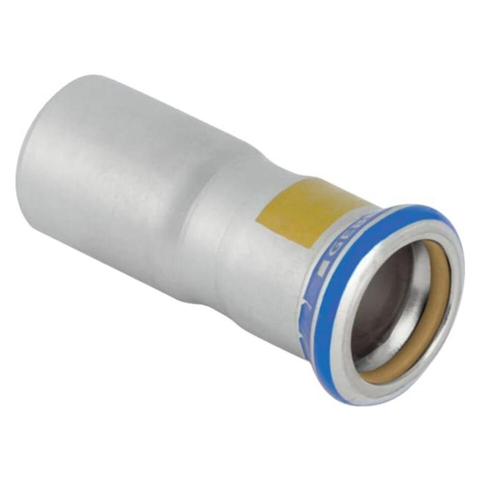 Geberit Gas-Reduktion Mapress d= 54x22mm, mit Einschubende, Edelstahl (Rohrreduktion) (69611723)