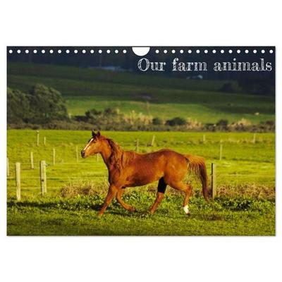 Our farm animals (Wall Calendar 2027 DIN A4 landscape), CALVENDO 12 Month Wall Calendar