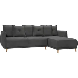 ECKSOFA Chroma Graphit Luxusmicrofaser