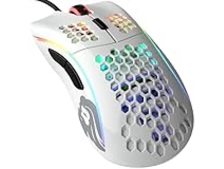 GLORIOUS Model D Souris Gaming Filaire (Glossy White)