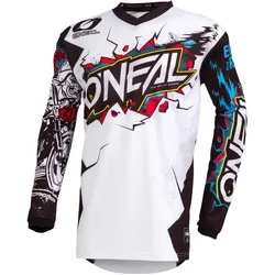 O Neal, Unisex, Velotrikot, Element (L), Weiss, L