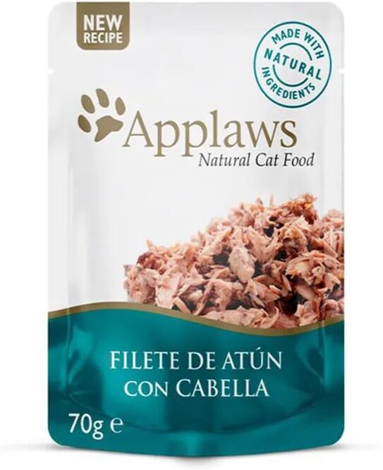 Applaws Cat Sobre Filete De Atum Cavala Gelatina 16 Unds 70g