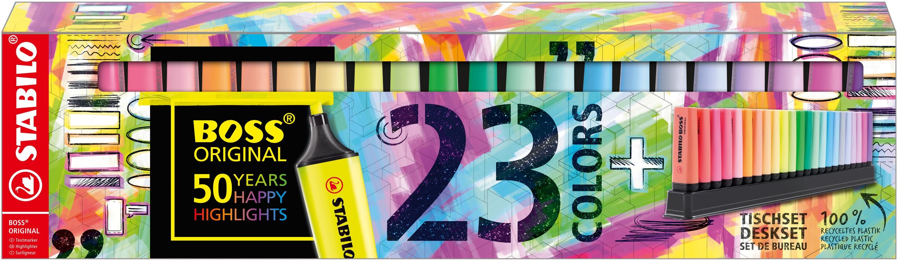 Marker STABILO "BOSS Original", bunt, Stifte, Marker bunt Einheitsgröße