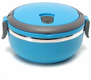 Inspired Finds Stainless Steel Vacuum Insulated Food Flask Travel Lunch Thermos blue 21.98 Fl Oz