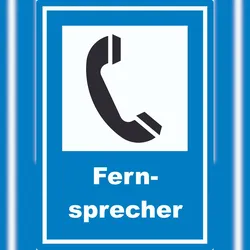 HB-Druck Fernsprecher Aufkleber A6 (105x148mm)