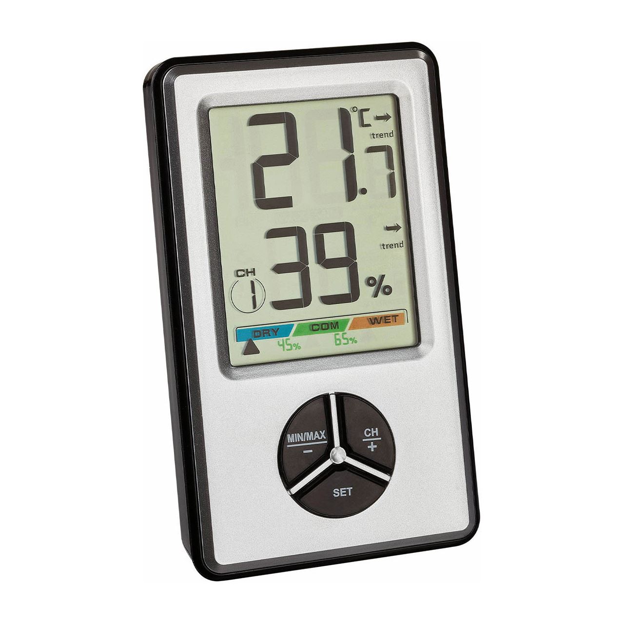 TFA EXACTO 30.5045.54 Wetterstation silber