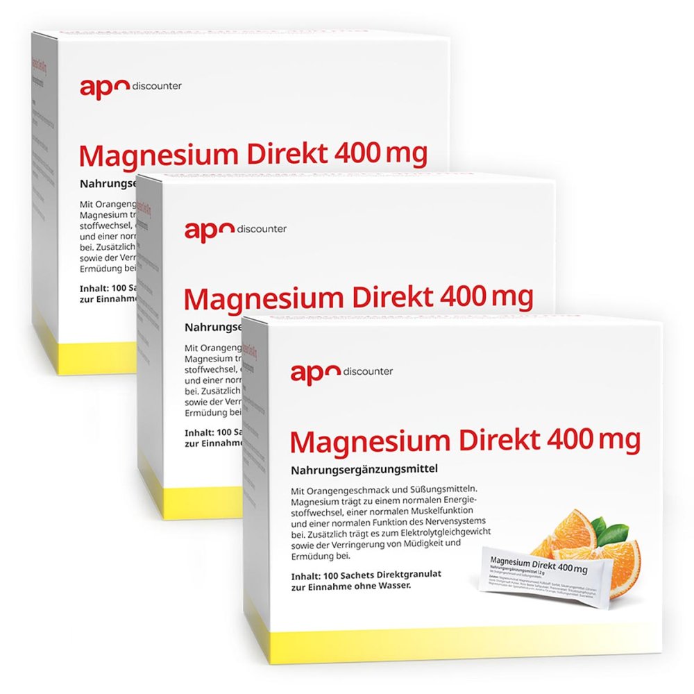 apo.com Group GmbH Magnesium Direkt 400 mg von apodiscounter 08104281