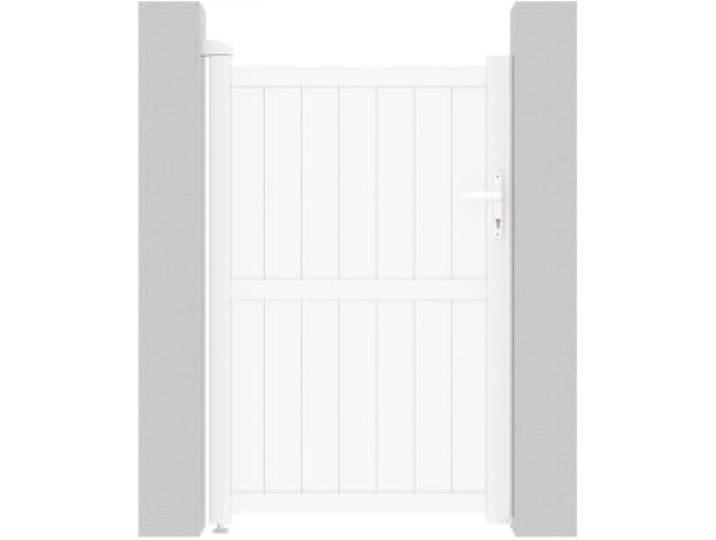 Habitat et Jardin Gartentor aus Aluminium Lola - 101,2 x 155,9 cm - Weiß