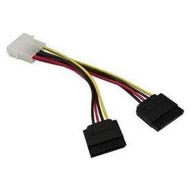 Synergy 21 Kabel SATA Stromversorgung 2x, intern, Buchse(gerade), 0,15m (15 cm, 4 pin PWM, SATA) (S215286)